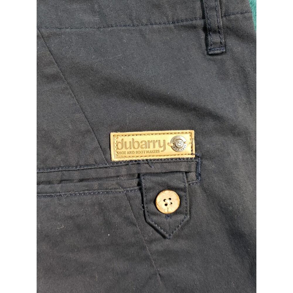 Dubarry Of Ireland Pants Sz 12 Eu 42 Womens Blue Cropped Khaki Chino Twill NWT - Picture 14 of 15